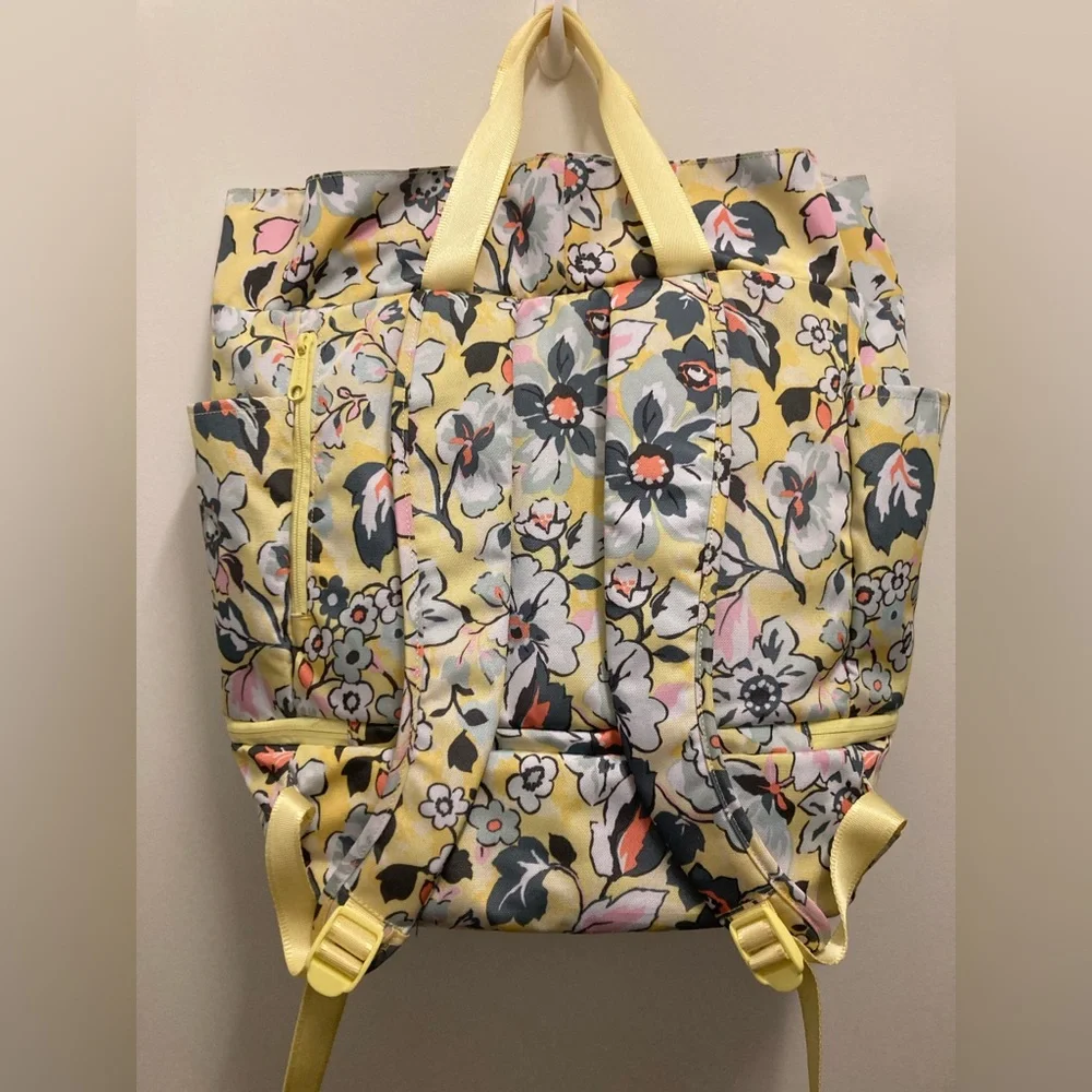 Vera Bradley ReActive Grand Backpack in Sunny Garden - Picture 2 of 10